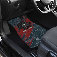 Katherine Johnson Car Mats with Chalkboard Math Scene, Verify the Numbers Quote and Space Orbit - Wonder Print Shop