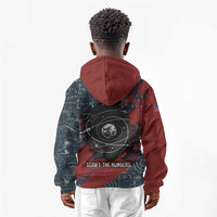 Katherine Johnson Kid Hoodie with Chalkboard Math Scene, Verify the Numbers Quote and Space Orbit - Wonder Print Shop