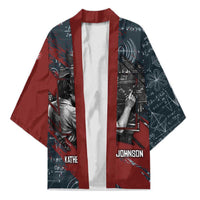 Katherine Johnson Kimono with Chalkboard Math Scene, Verify the Numbers Quote and Space Orbit - Wonder Print Shop