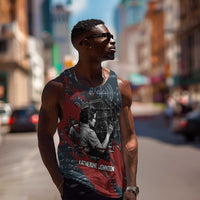 Katherine Johnson Men Tank Top with Chalkboard Math Scene, Verify the Numbers Quote and Space Orbit - Wonder Print Shop