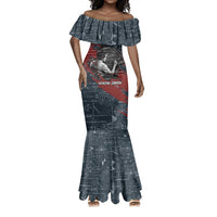 Katherine Johnson Mermaid Dress with Chalkboard Math Scene, Verify the Numbers Quote and Space Orbit - Wonder Print Shop