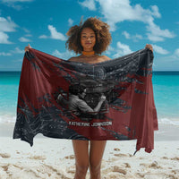 Katherine Johnson Sarong with Chalkboard Math Scene, Verify the Numbers Quote and Space Orbit - Wonder Print Shop