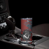 Katherine Johnson Skinny Tumbler with Chalkboard Math Scene, Verify the Numbers Quote and Space Orbit - Wonder Print Shop