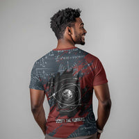 Katherine Johnson T shirt with Chalkboard Math Scene, Verify the Numbers Quote and Space Orbit - Wonder Print Shop