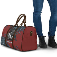 Katherine Johnson Travel Bag with Chalkboard Math Scene, Verify the Numbers Quote and Space Orbit - Wonder Print Shop