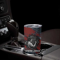 Katherine Johnson Tumbler Cup with Chalkboard Math Scene, Verify the Numbers Quote and Space Orbit - Wonder Print Shop