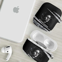 Katherine Johnson AirPods Case with Orbital Space Portrait, Historic NASA Launch Dates and Physics - Wonder Print Shop