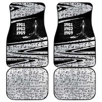 Katherine Johnson Car Mats with Orbital Space Portrait, Historic NASA Launch Dates and Physics - Wonder Print Shop