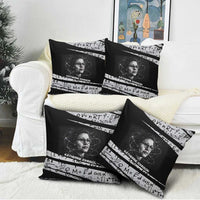 Katherine Johnson Pillow Cover with Orbital Space Portrait, Historic NASA Launch Dates and Physics - Wonder Print Shop