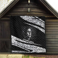 Katherine Johnson Quilt with Orbital Space Portrait, Historic NASA Launch Dates and Physics - Wonder Print Shop