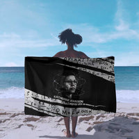 Katherine Johnson Sarong with Orbital Space Portrait, Historic NASA Launch Dates and Physics - Wonder Print Shop