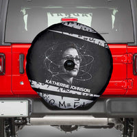 Katherine Johnson Spare Tire Cover with Orbital Space Portrait, Historic NASA Launch Dates and Physics - Wonder Print Shop