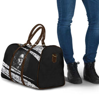 Katherine Johnson Travel Bag with Orbital Space Portrait, Historic NASA Launch Dates and Physics - Wonder Print Shop