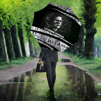 Katherine Johnson Umbrella with Orbital Space Portrait, Historic NASA Launch Dates and Physics - Wonder Print Shop