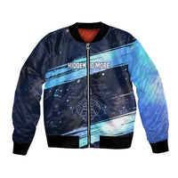 Katherine Johnson Bomber Jacket with Galaxy Background, Hidden No More Quote and Rocket Brain Equation - Wonder Print Shop
