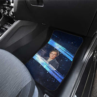 Katherine Johnson Car Mats with Galaxy Background, Hidden No More Quote and Rocket Brain Equation - Wonder Print Shop