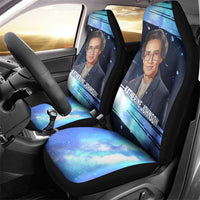 Katherine Johnson Car Seat Cover with Galaxy Background, Hidden No More Quote and Rocket Brain Equation - Wonder Print Shop