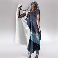 Katherine Johnson Hooded Blanket with Galaxy Background, Hidden No More Quote and Rocket Brain Equation - Wonder Print Shop