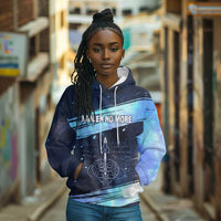 Katherine Johnson Hoodie with Galaxy Background, Hidden No More Quote and Rocket Brain Equation - Wonder Print Shop