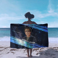 Katherine Johnson Sarong with Galaxy Background, Hidden No More Quote and Rocket Brain Equation - Wonder Print Shop