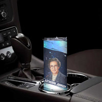 Katherine Johnson Skinny Tumbler with Galaxy Background, Hidden No More Quote and Rocket Brain Equation - Wonder Print Shop