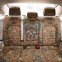 Valentine Buck Back Car Seat Cover with Camo Cap and XOXO Pattern Retro Hunting