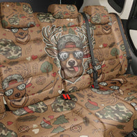 Valentine Buck Back Car Seat Cover with Camo Cap and XOXO Pattern Retro Hunting