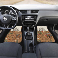 Valentine Buck Car Mats with Camo Cap and XOXO Pattern Retro Hunting