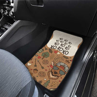 Valentine Buck Car Mats with Camo Cap and XOXO Pattern Retro Hunting