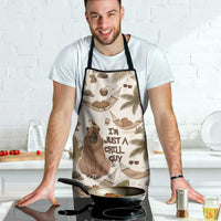 Chill Capybara Vibes Apron with Hammock and Coconut Tropical Relaxed Style