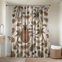 Chill Capybara Vibes Bathroom Set with Hammock and Coconut Tropical Relaxed Style