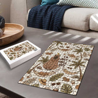 Chill Capybara Vibes Puzzle with Hammock and Coconut Tropical Relaxed Style