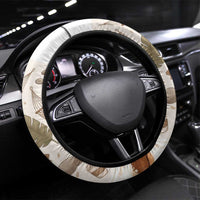Chill Capybara Vibes Steering Wheel Cover with Hammock and Coconut Tropical Relaxed Style