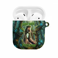 Brr Brr Patapim AirPods Case Glowing Heart and Magical Tree Roots in Enchanted Woods
