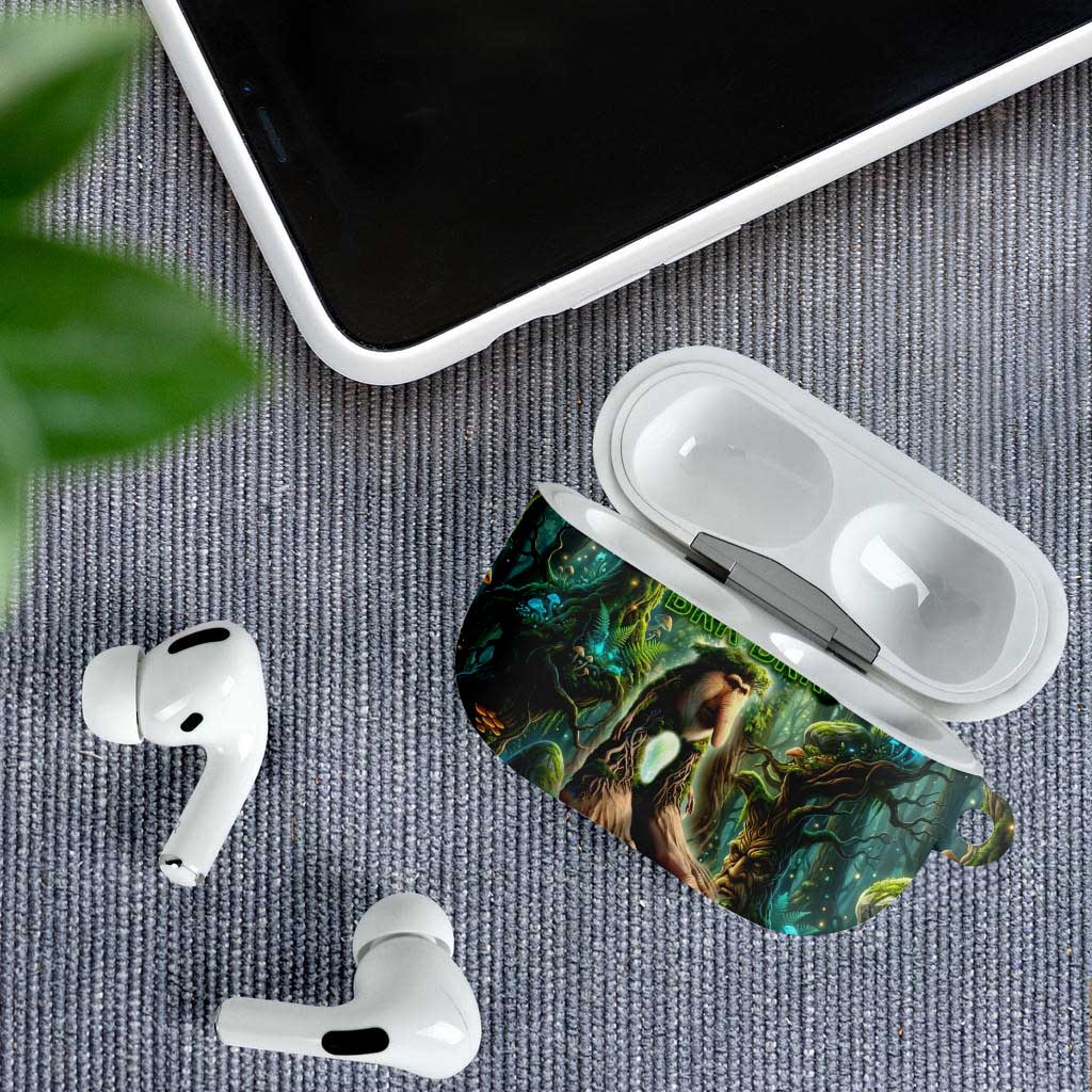 Brr Brr Patapim AirPods Case Glowing Heart and Magical Tree Roots in Enchanted Woods