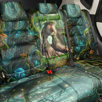 Brr Brr Patapim Back Car Seat Cover Glowing Heart and Magical Tree Roots in Enchanted Woods