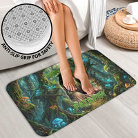 Brr Brr Patapim Bathroom Set Glowing Heart and Magical Tree Roots in Enchanted Woods