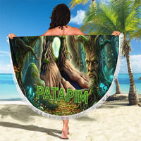 Brr Brr Patapim Beach Blanket Glowing Heart and Magical Tree Roots in Enchanted Woods