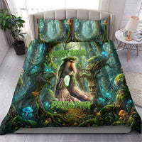 Brr Brr Patapim Bedding Set Glowing Heart and Magical Tree Roots in Enchanted Woods