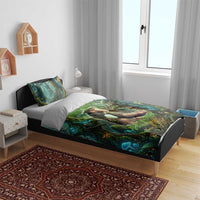 Brr Brr Patapim Bedding Set Glowing Heart and Magical Tree Roots in Enchanted Woods