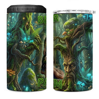 Brr Brr Patapim 4 in 1 Can Cooler Tumbler Glowing Heart and Magical Tree Roots in Enchanted Woods