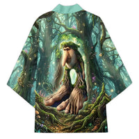 Brr Brr Patapim Kimono Glowing Heart and Magical Tree Roots in Enchanted Woods