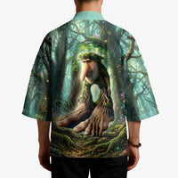Brr Brr Patapim Kimono Glowing Heart and Magical Tree Roots in Enchanted Woods