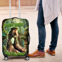 Brr Brr Patapim Luggage Cover Glowing Heart and Magical Tree Roots in Enchanted Woods