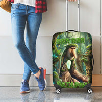 Brr Brr Patapim Luggage Cover Glowing Heart and Magical Tree Roots in Enchanted Woods