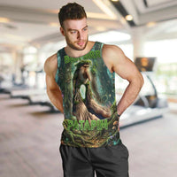 Brr Brr Patapim Men Tank Top Glowing Heart and Magical Tree Roots in Enchanted Woods