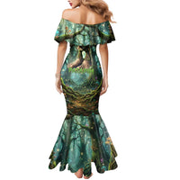 Brr Brr Patapim Mermaid Dress Glowing Heart and Magical Tree Roots in Enchanted Woods