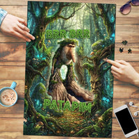 Brr Brr Patapim Puzzle Glowing Heart and Magical Tree Roots in Enchanted Woods