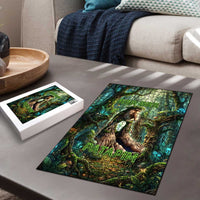 Brr Brr Patapim Puzzle Glowing Heart and Magical Tree Roots in Enchanted Woods