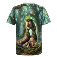 Brr Brr Patapim Rugby Jersey Glowing Heart and Magical Tree Roots in Enchanted Woods